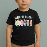 Swaddle Expert Easter Bunny Labor And Delivery Toddler T-Shirt