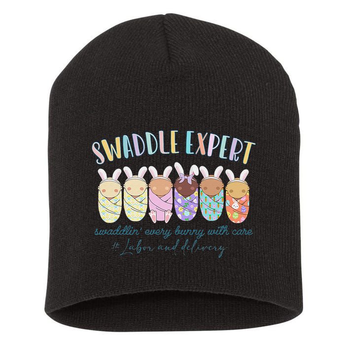 Swaddle Expert Easter Bunny Labor And Delivery Short Acrylic Beanie