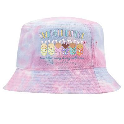 Swaddle Expert Easter Bunny Labor And Delivery Tie-Dyed Bucket Hat