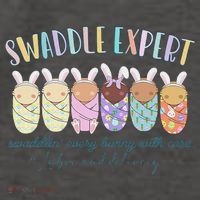 Swaddle Expert Easter Bunny Labor And Delivery Vector Backpack