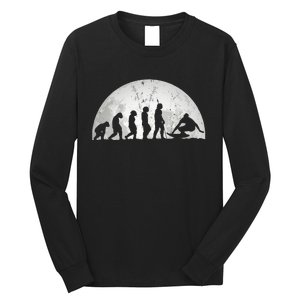 Surfing Evolution Evolution Of Man Surfer Long Sleeve Shirt