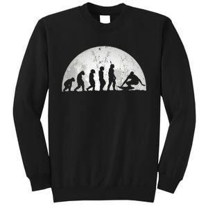 Surfing Evolution Evolution Of Man Surfer Sweatshirt