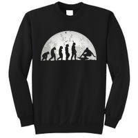 Surfing Evolution Evolution Of Man Surfer Sweatshirt