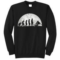 Surfing Evolution Evolution Of Man Surfer Tall Sweatshirt