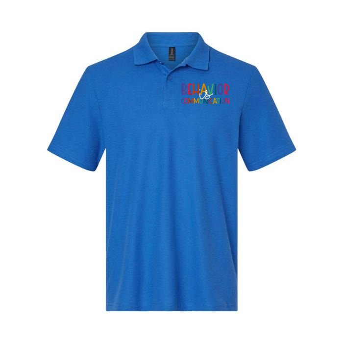 Special Education Ed Teacher Behavior Is Communication Gift Softstyle Adult Sport Polo