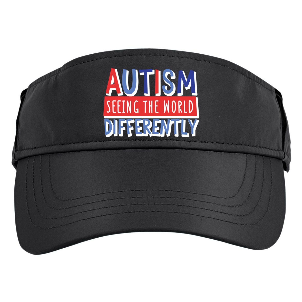 Seeing The World Differently Autism Awareness Adult Drive Performance Visor