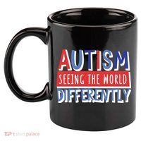 Seeing The World Differently Autism Awareness 11oz C Handle Ceramic Mug