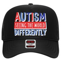Seeing The World Differently Autism Awareness Trucker Hat