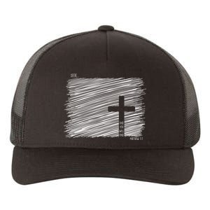 Seek And You Will Find Matthew 7:7 Yupoong Adult 5-Panel Trucker Hat