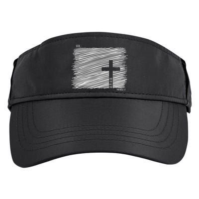 Seek And You Will Find Matthew 7:7 Adult Drive Performance Visor