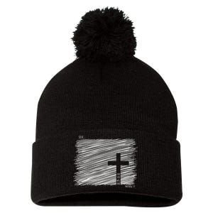 Seek And You Will Find Matthew 7:7 Pom Pom 12in Knit Beanie