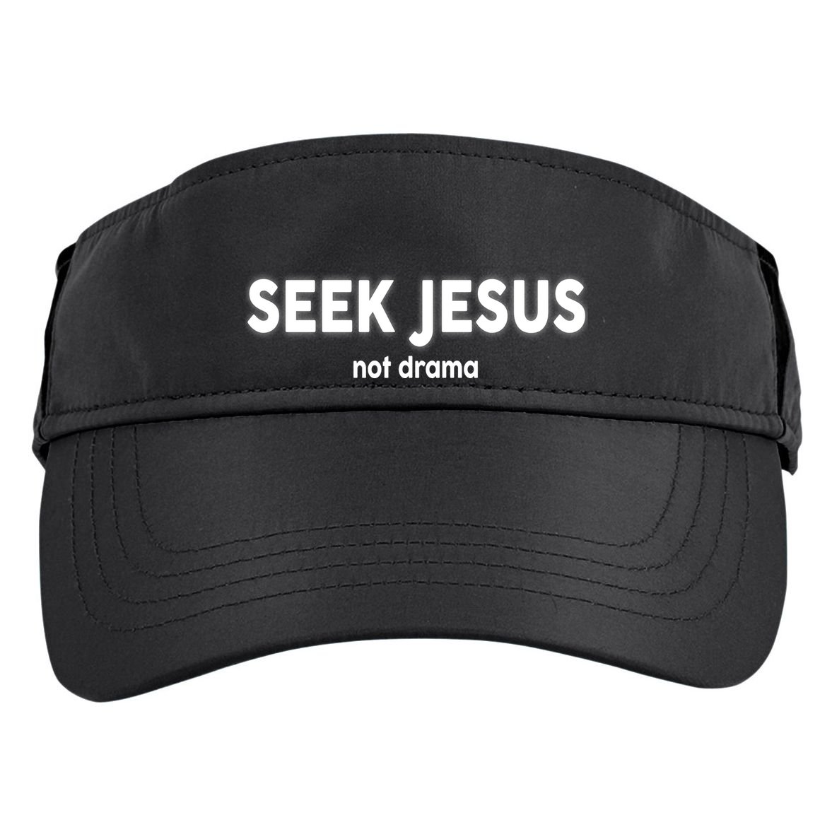 Seek Jesus Not Drama Adult Drive Performance Visor