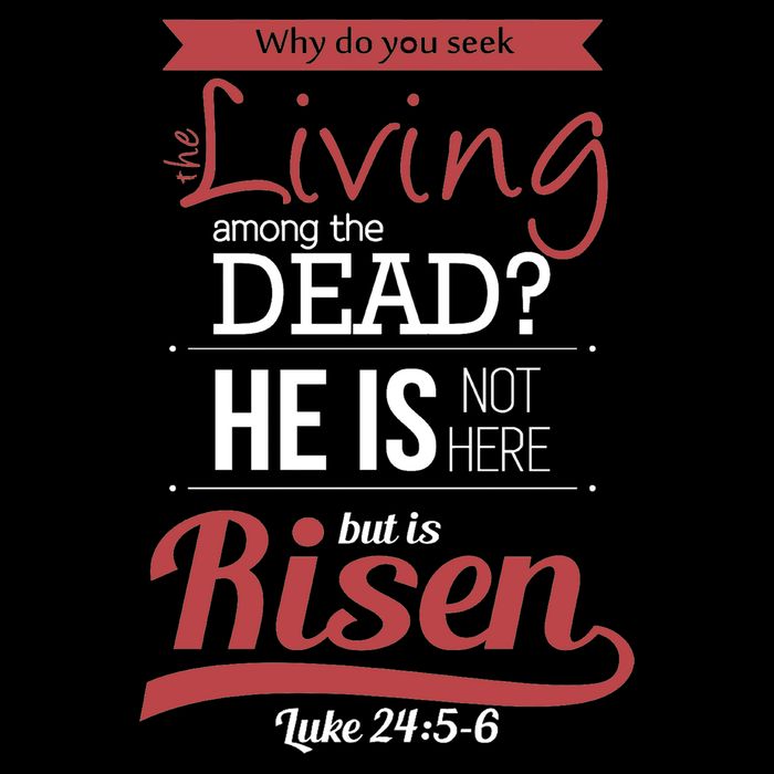 Seek Living Among Dead He Is Risen Jesus Baby Bodysuit
