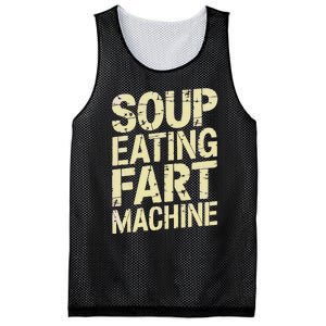 Soup Eating Fart Machine Mesh Reversible Basketball Jersey Tank