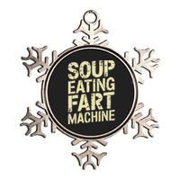 Soup Eating Fart Machine Metallic Star Ornament