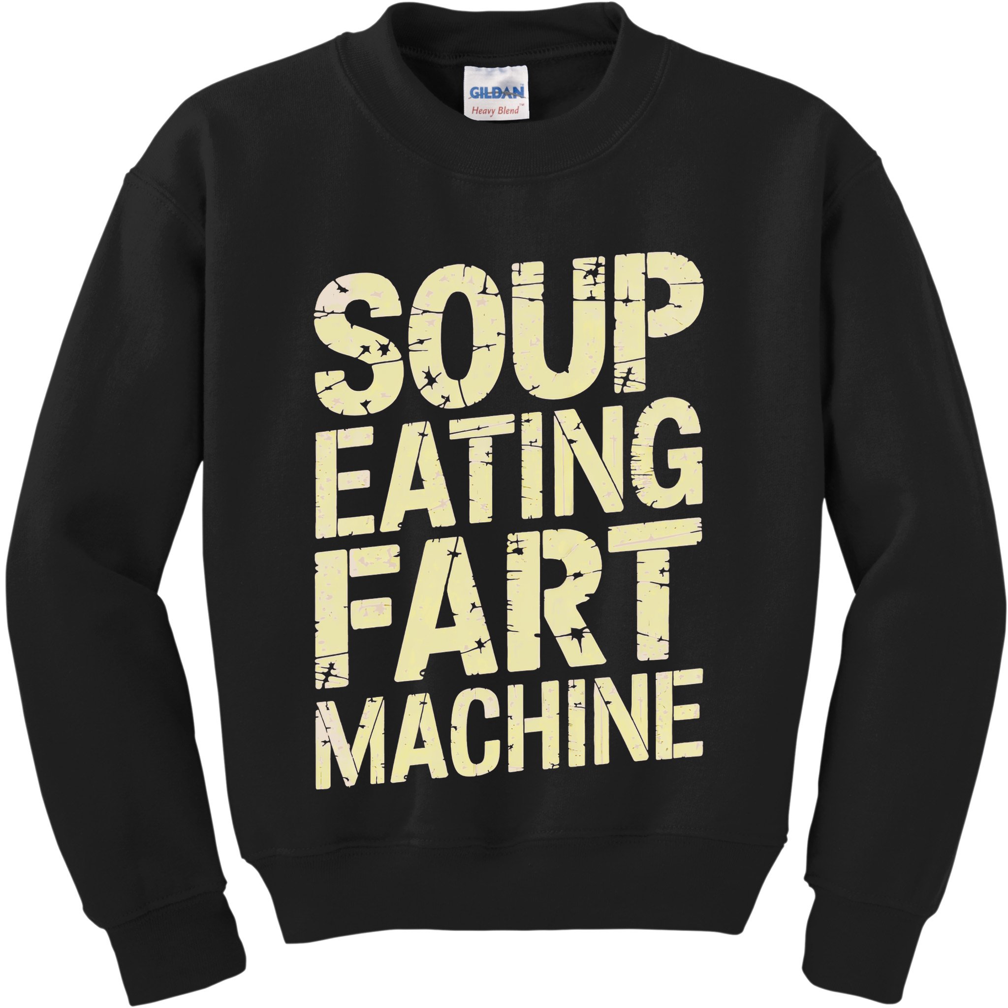 Soup Eating Fart Machine Kids Sweatshirt