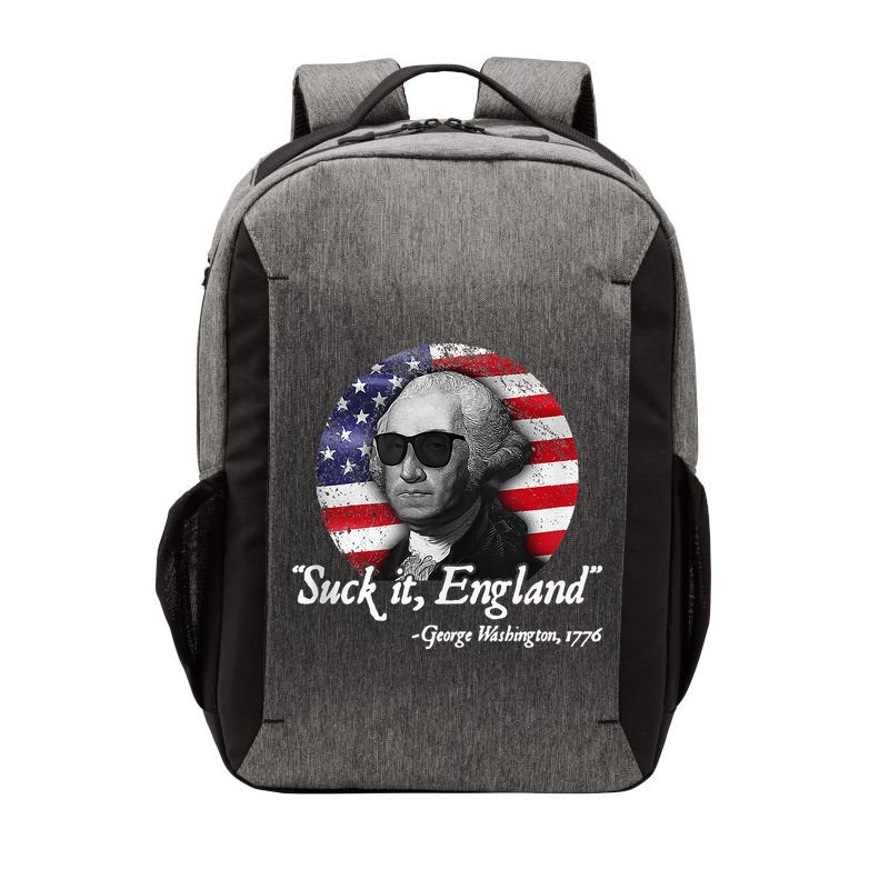 SuckIt England Funny 4th Of July George Washington 1776 Vector Backpack