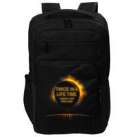 Solar Eclipse Funny Twice In Lifetime 2024 Solar Eclipse Impact Tech Backpack