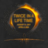 Solar Eclipse Funny Twice In Lifetime 2024 Solar Eclipse Knit Cap Winter Beanie