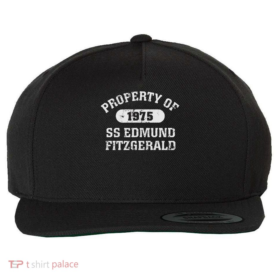 Ss Edmund Fitzgerald Lake Superior Wool Snapback Cap