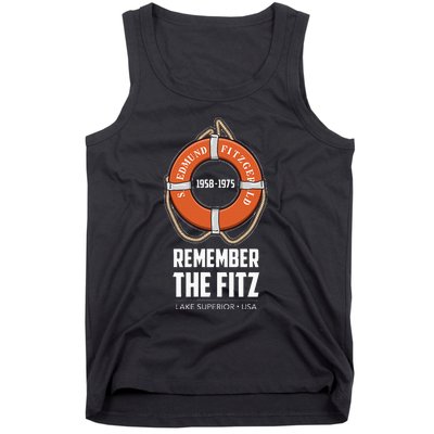 Ss Edmund Fitzgerald Lake Superior Iron Ore Tank Top