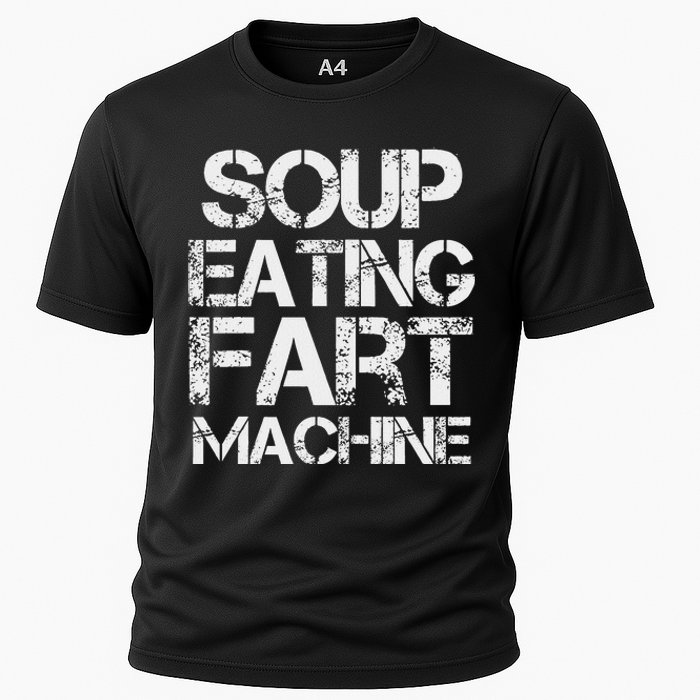 Soup Eating Fart Machine Funny Quote Cool Design Cooling Performance Crew T-Shirt