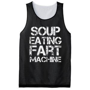 Soup Eating Fart Machine Funny Quote Cool Design Mesh Reversible Basketball Jersey Tank