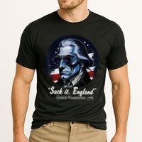 SUCKIT ENGLAND Funny 4th Of July George Washington 1776 Cooling Performance Crew T-Shirt