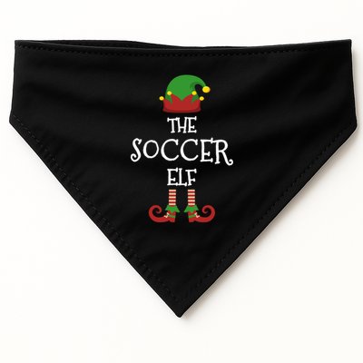 Soccer Elf Family Matching Group Pajama Funny Xmas Gift USA-Made Doggie Bandana