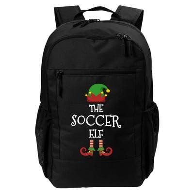 Soccer Elf Family Matching Group Pajama Funny Xmas Gift Backpack