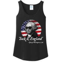 SuckIt England Funny 4th Of July George Washington 1776 Ladies Essential Tank