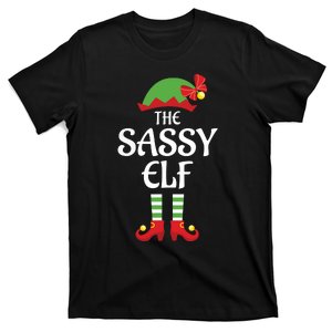 Sassy Elf Family Matching Group Christmas T-Shirt