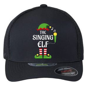 Singing Elf Family Matching Group Christmas Singer Flexfit Unipanel Trucker Cap