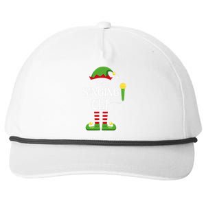 Singing Elf Family Matching Group Christmas Singer Snapback Five-Panel Rope Hat