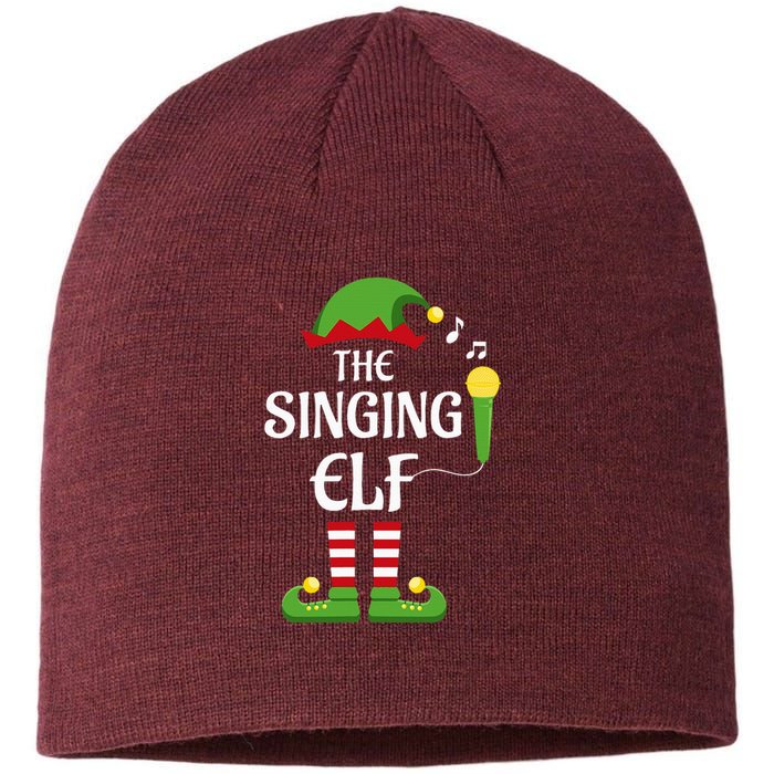 Singing Elf Family Matching Group Christmas Singer Sustainable Beanie