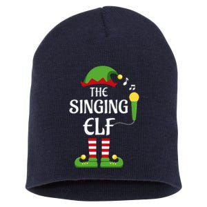 Singing Elf Family Matching Group Christmas Singer Short Acrylic Beanie