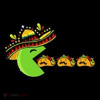 Sombrero Eating Funny Tacos With Mustaches Cinco De Mayo Mug