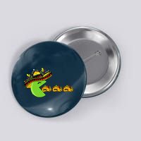 Sombrero Eating Funny Tacos With Mustaches Cinco De Mayo Button