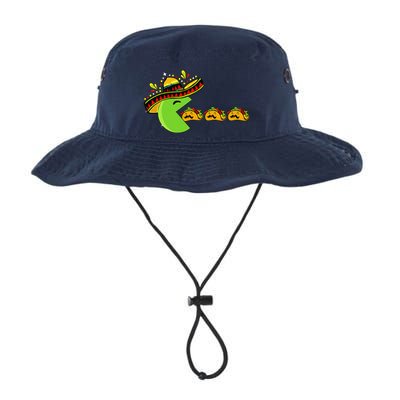 Sombrero Eating Funny Tacos With Mustaches Cinco De Mayo Bucket Hat