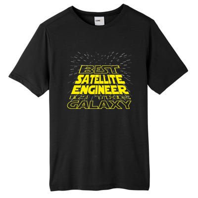 Satellite Engineer Funny Cool Galaxy Job Tall Fusion ChromaSoft Performance T-Shirt