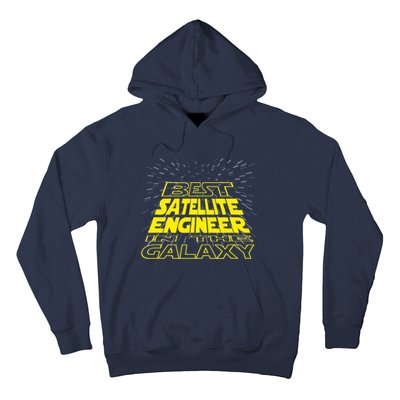 Satellite Engineer Funny Cool Galaxy Job Hoodie