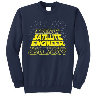 Satellite Engineer Funny Cool Galaxy Job Sweatshirt