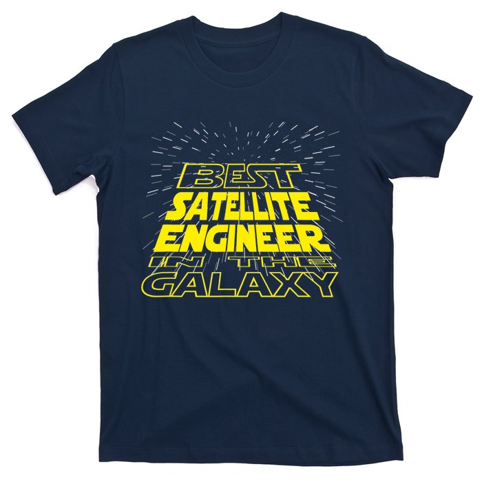 Satellite Engineer Funny Cool Galaxy Job T-Shirt