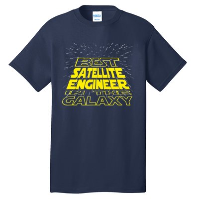 Satellite Engineer Funny Cool Galaxy Job Tall T-Shirt