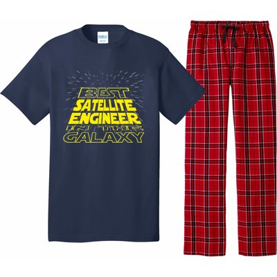 Satellite Engineer Funny Cool Galaxy Job Pajama Set