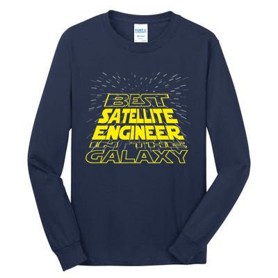 Satellite Engineer Funny Cool Galaxy Job Tall Long Sleeve T-Shirt