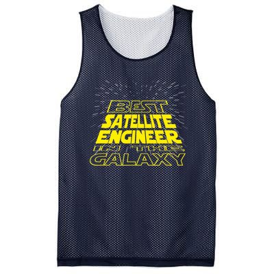 Satellite Engineer Funny Cool Galaxy Job Mesh Reversible Basketball Jersey Tank