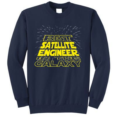 Satellite Engineer Funny Cool Galaxy Job Tall Sweatshirt