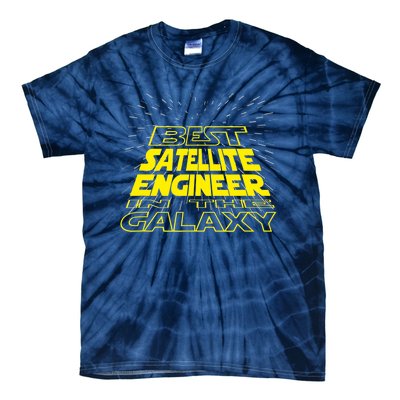 Satellite Engineer Funny Cool Galaxy Job Tie-Dye T-Shirt