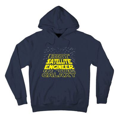 Satellite Engineer Funny Cool Galaxy Job Tall Hoodie